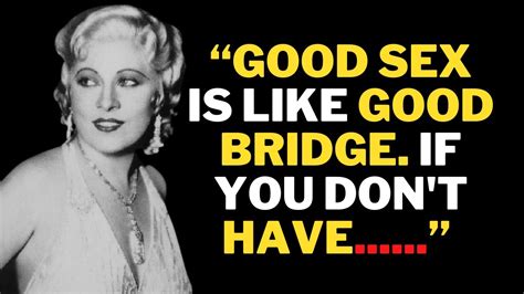 Top 30 Quotes Of Mae West Famous Quotes And Sayings Youtube
