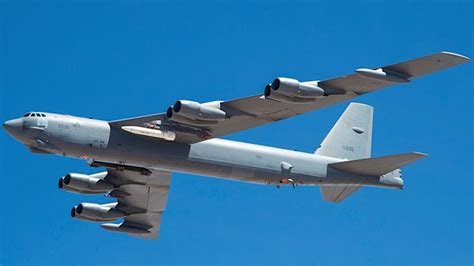 Behold The First Flight Of A B 52 Bomber Carrying The Agm 183a