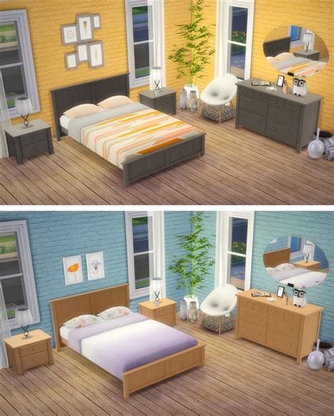 Saudade Sims Mel`s Bedroom • Sims 4 Downloads
