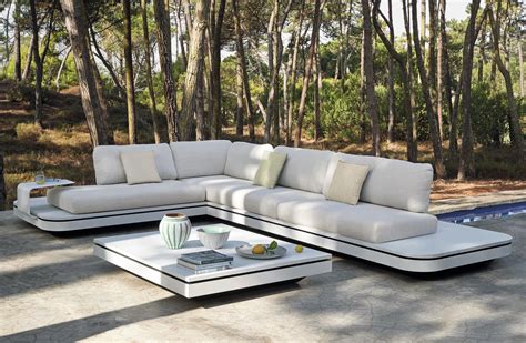 Manutti Elements Modular Sofa Metal Outdoor Patio Furniture Ultra