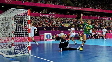 A handball game is played over two half, each 30 minutes long and the team with the most goals at the end wins the game. Handball 101: Rules | NBC Olympics