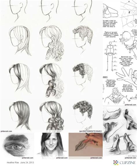 Diy Drawing Tutorials How To Draw Hair Drawings