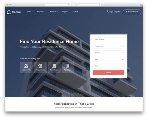 Responsive Html Templates Real Estate Dietgasw