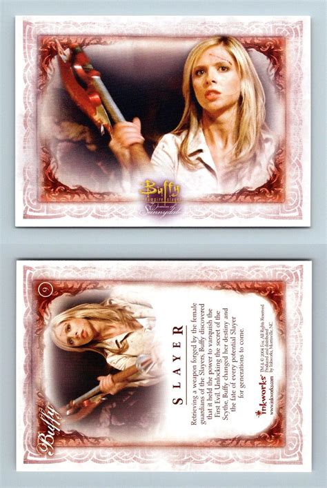 Slayer 9 Women Of Sunnydale 2004 Buffy The Vampire Slayer Trading Card