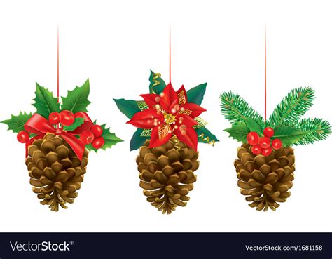 Christmas Pine Cone Clip Art