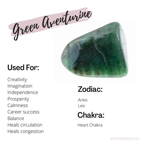 Healing Properties Of Green Aventurine In 2023 Crystals Healing