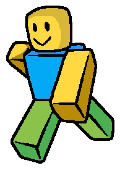 Roblox Noob Roblox Noob Pixel Art Free Transparent Pn - vrogue.co