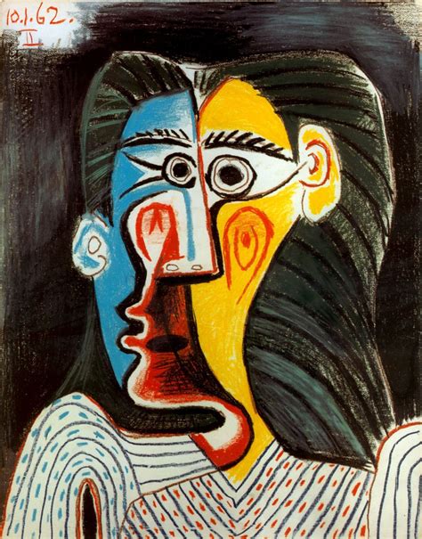Face Of Woman Pablo Picasso 1962 Picasso Art Pablo Picasso