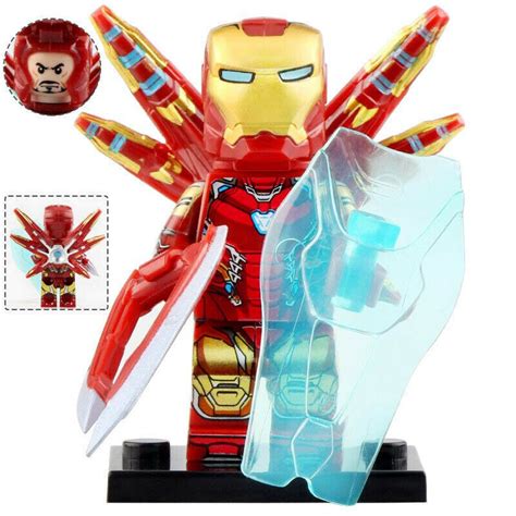 New Iron Man Mark 85 Fight Marvel Avengers Endgame Lego Minifigure