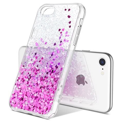 Iphone Se 2 2020 Caseiphone 8 Case Iphone 7 Case Ulak Fashion Glitter Sparkle Slim Fit Hybrid