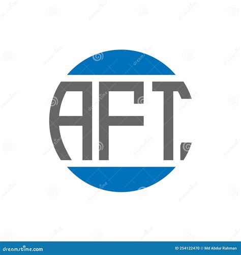 AFT Letter Logo Design On White Background. AFT Creative Initials