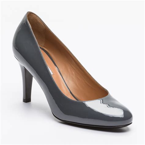 Grey Patent Leather Pumps Fratelli Rossetti Leather Pumps Pumps