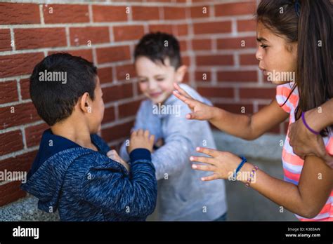 Boys Fighting Playground High Resolution Stock Photography And Images
