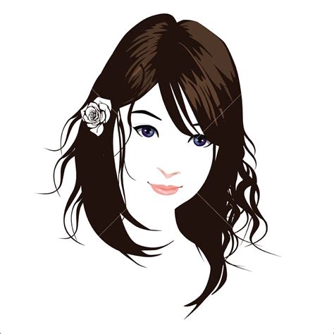 Girl Face Vector At Collection Of Girl Face Vector Free For Personal Use
