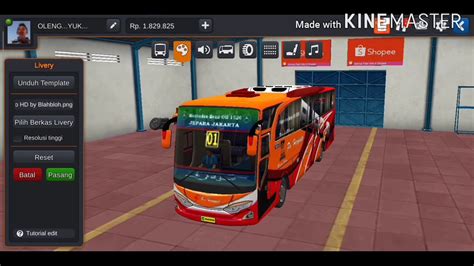 Ada livery (skin) bussid (bus simulator indonesia) untuk : 5 Livery BUSSID BUS HD JERNIH - YouTube