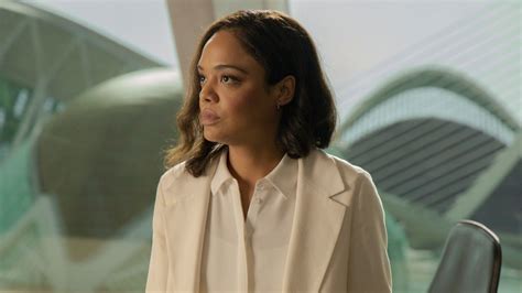 HBO Westworld Episode Behind The Scenes With Tessa Thompson As Charlotte SYFY WIRE