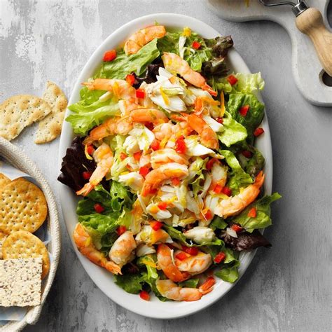 Easy Seafood Salad Recipe How To Make It Taste Of Home