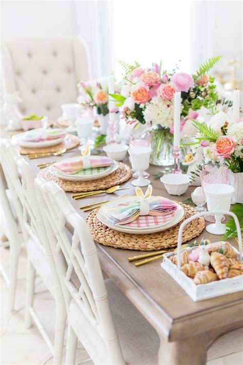 Colorful Easter Table Decor Pizzazzerie