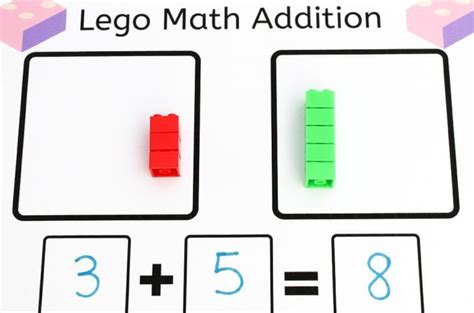 Lego Brick Math Addition Activity | Playtime Learning ...