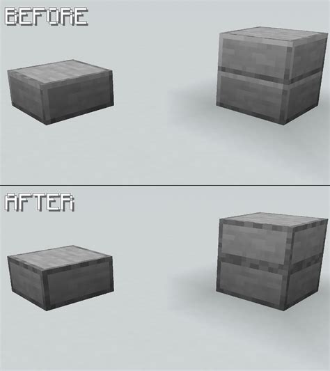 Smooth Stone Slab Fix Minecraft Texture Pack