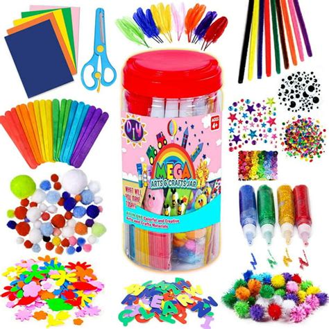 Arts And Crafts Supplies For Kids Craft Art Supply Jar Kit For Student