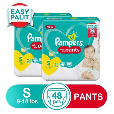 Pampers Baby Dry Diaper Pants Small 24s X 2 Packs Shopee Philippines