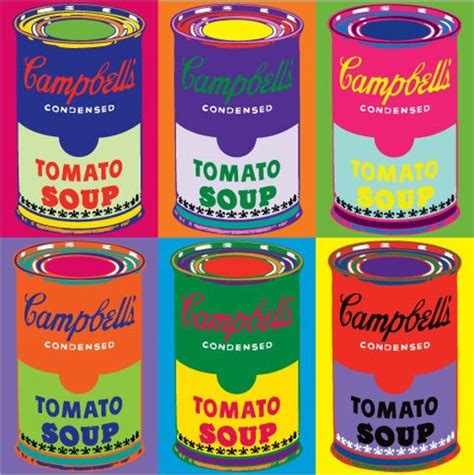 Campbells Tomato Soup Pop Art Digital Download 6up Etsy In 2020
