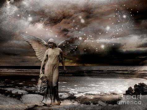 Surreal Angel Celestial Angel Stars Celestial Angel Photography Fantasy Angel Prints