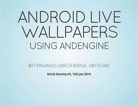 Download Free 100 Create Live Wallpaper Andengine