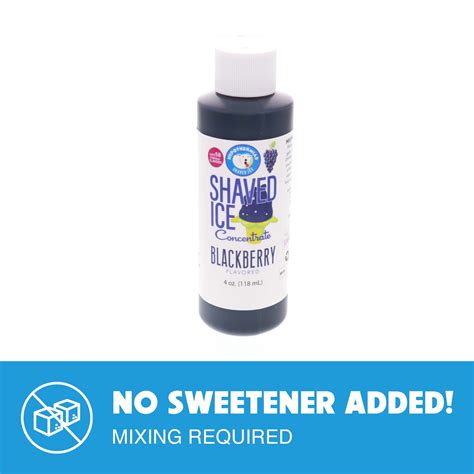 Hypothermias Blackberry Shaved Ice And Snow Cone Flavor 🍧unsweetened Concentrate 4 Fl Oz Size