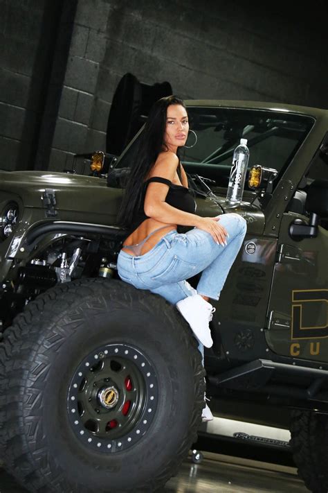 charlie riina 138 water campaign photoshoot at jeep dcd customs in calabasas gotceleb