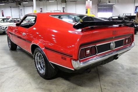 1971 Ford Mustang Mach 1 54289 Miles Red Coupe 351ci V8 Automatic For