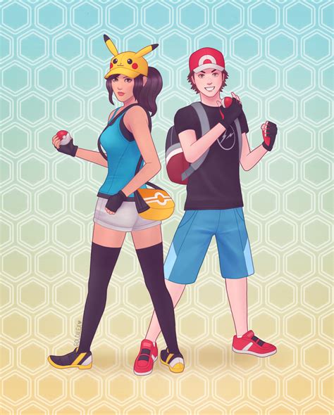 Pokemon Go Trainer Poses By Lexbug11 On Deviantart