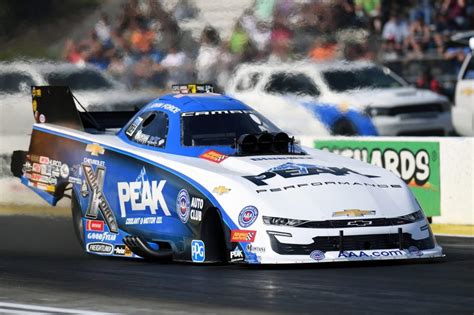 John Force Puts Peak Team In The No 3 Spot Friday At The Nhra