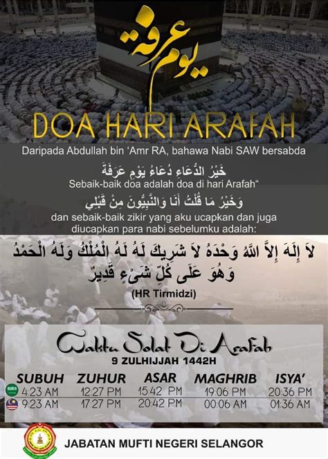 Doa Pada Hari Arafah Media Fastaqim