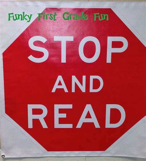 Funky First Grade Fun Lucky Day And Road Signs