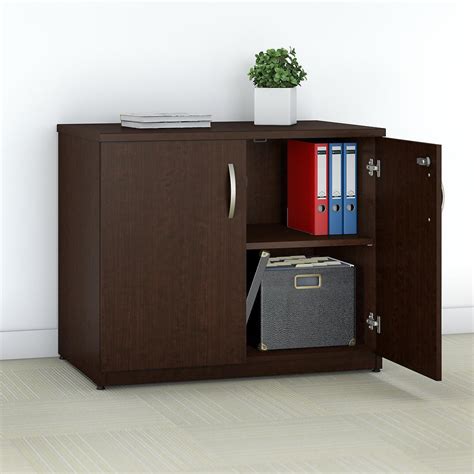 Easy Office 36w Storage Cabinet With Doors And Shelves