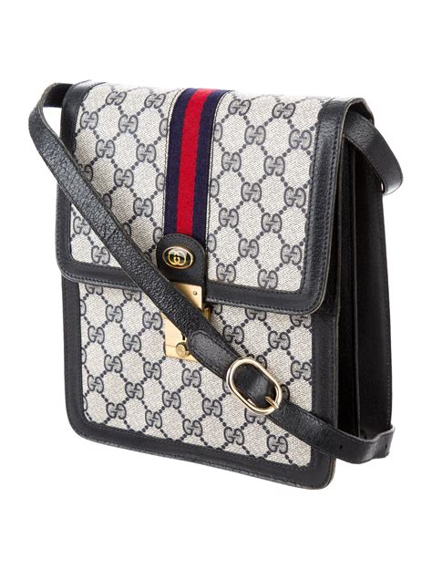 Gucci Vintage Web Shoulder Bag Handbags Guc164676 The Realreal