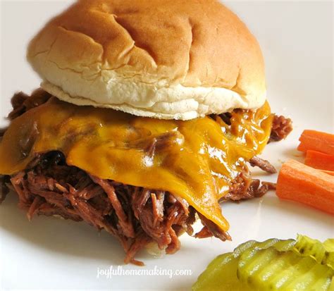 Leftover Beef Roast Into A Cheesy Bbq Beef Sandwich Roast Beef