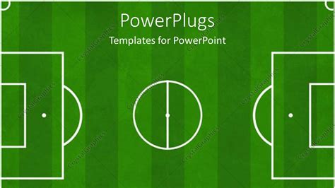 Powerpoint Template Soccer Football Ground Background Soccer