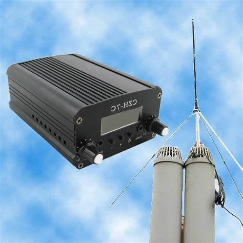7w Fm Stereo Pll Transmitter With Gp Ge Indoor Antenna And Power Supply