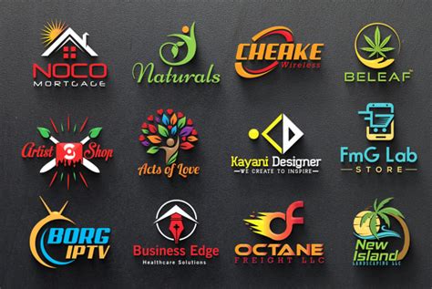 Do Stunning 2d 3d Logo Design For Your Brand Company Or Business By