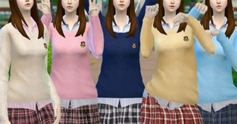 Js Sims 4 Japanese School Uniform Set Sims 4 Downloads Scoopit