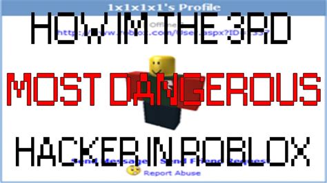 Most Powerful Hackers In Roblox