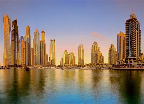 Dubai Marina Skyline Editorial Photo Image Of Cityscape 64442621