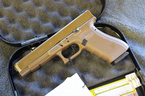 Glock Model 35 Gen 4 Fde Long Slide Pistol 369nr 40 Sandw For Sale At