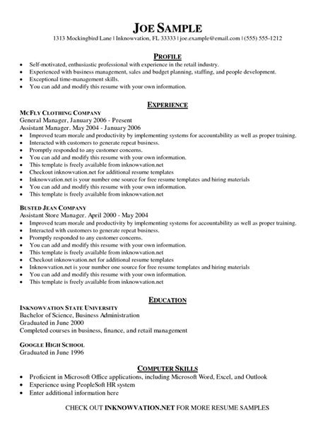 Excellent it resume tips and examples of how to include skills and achievements. Management Skills Examples for Resume
