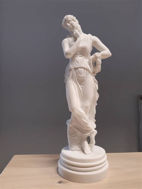 Persephone Goddess Sculpture Ancient Greek Alabaster Female Etsy