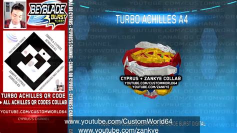 Beyblade Burst GT Achilles QR Code
