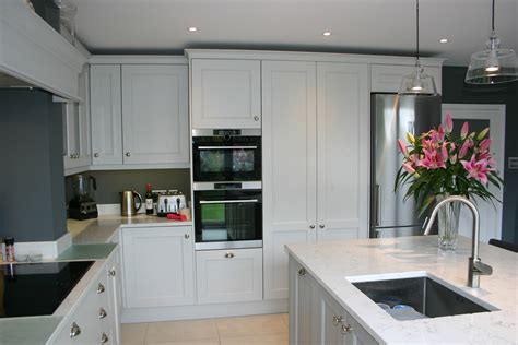 Dark grey kitchen units uk govt website. Bespoke French Grey Shaker Kitchen in Redhill Surrey ...